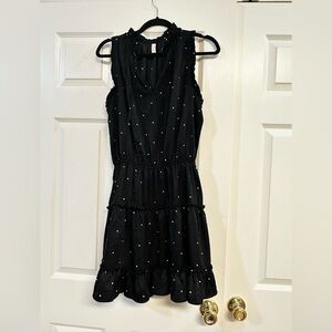 Boutique Dress - Large - Black Polka Dot